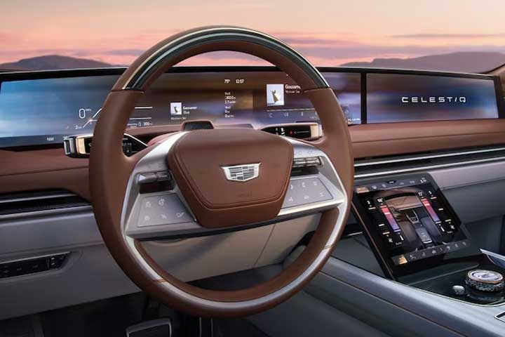 2024 Cadillac Celestiq Steering Wheel V Mode Button