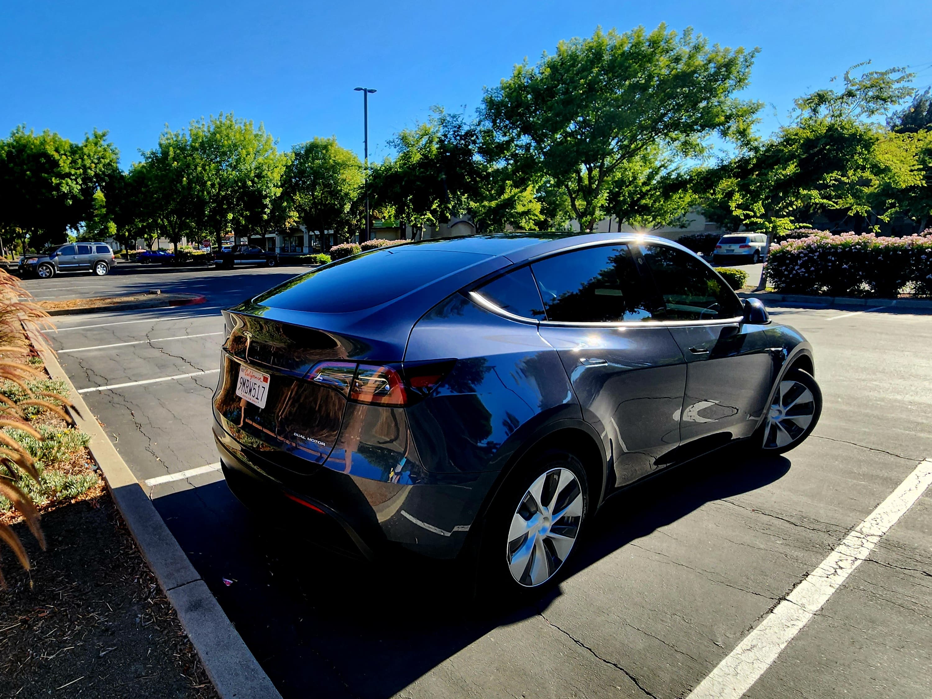 Tesla Model Y long range AWD salvage title