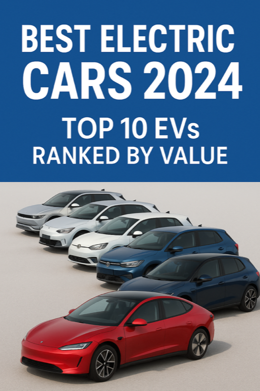 Best Electric Cars 2024: Top 10 EVs Ranked by Value